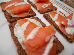 Smoked Salmon & Dill Mustard GG Crispbread